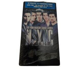 NSYNC Live From Madison Square Garden‎ VHS 2000 Concert No Strings Attached Tour
